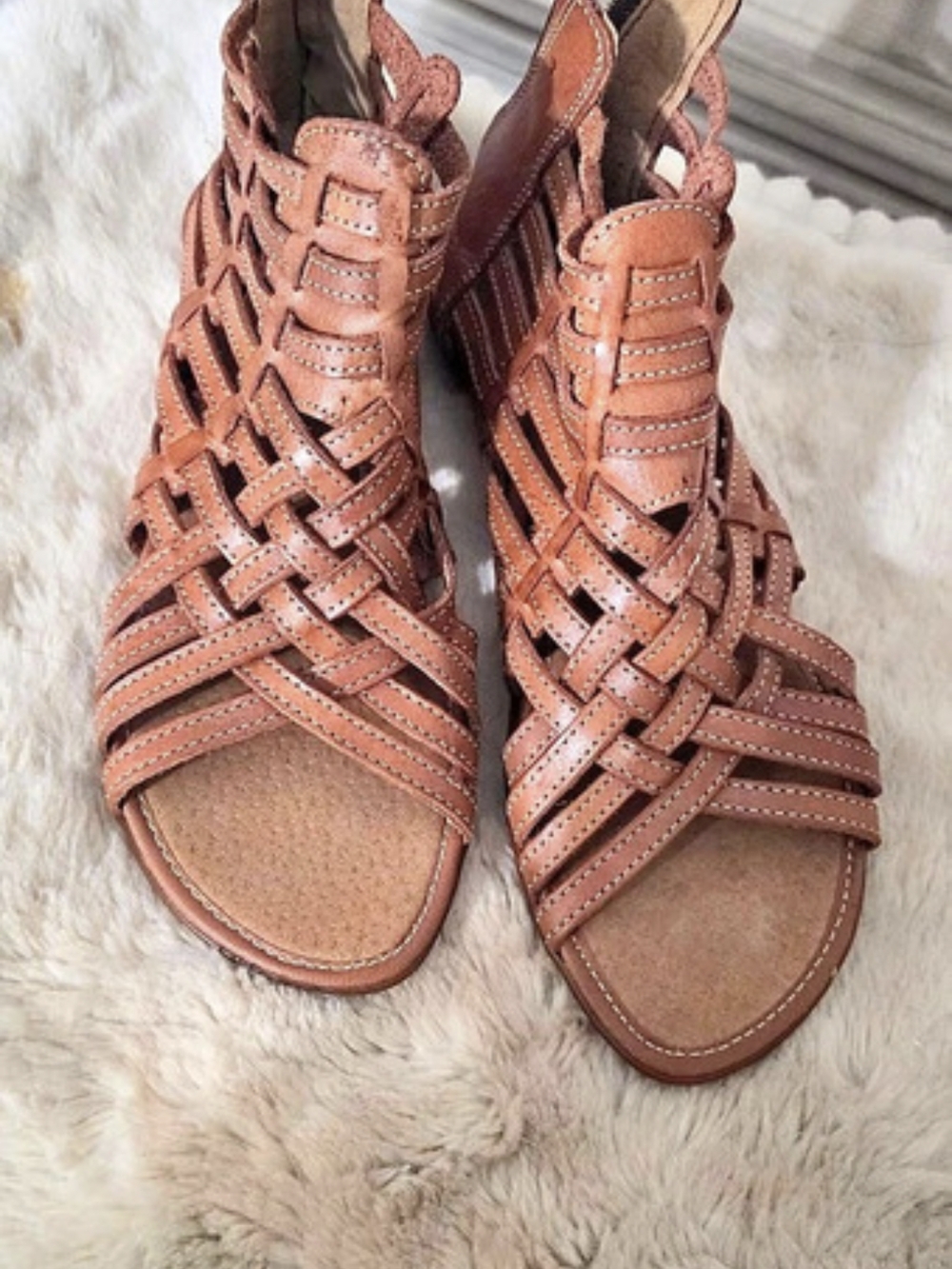 Brown Gladiator Sandals